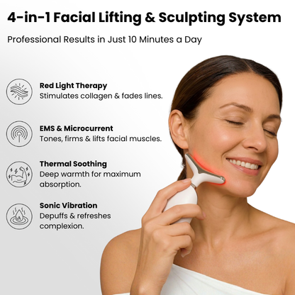 TheGlowra™ 7-in-1 LED Facial Sculptor