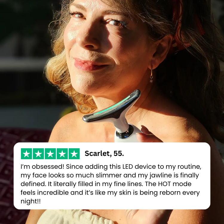 TheGlowra™ 7-in-1 LED Facial Sculptor