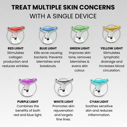 TheGlowra™ 7-in-1 LED Facial Sculptor